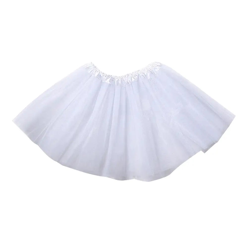 Half Length Skirt Tutu White One size